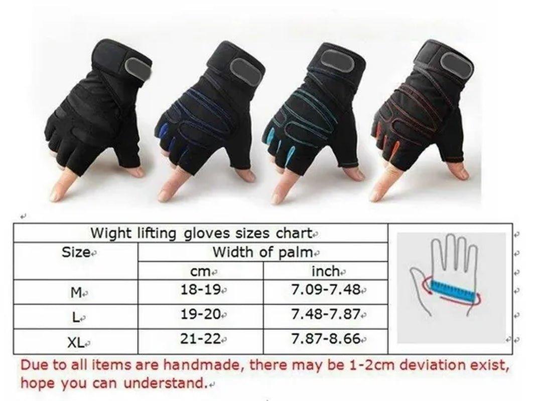 1 Pair Gym Fitness Gloves Anti - Skid Guantes Weight Lifting for Sport - Balance Beat