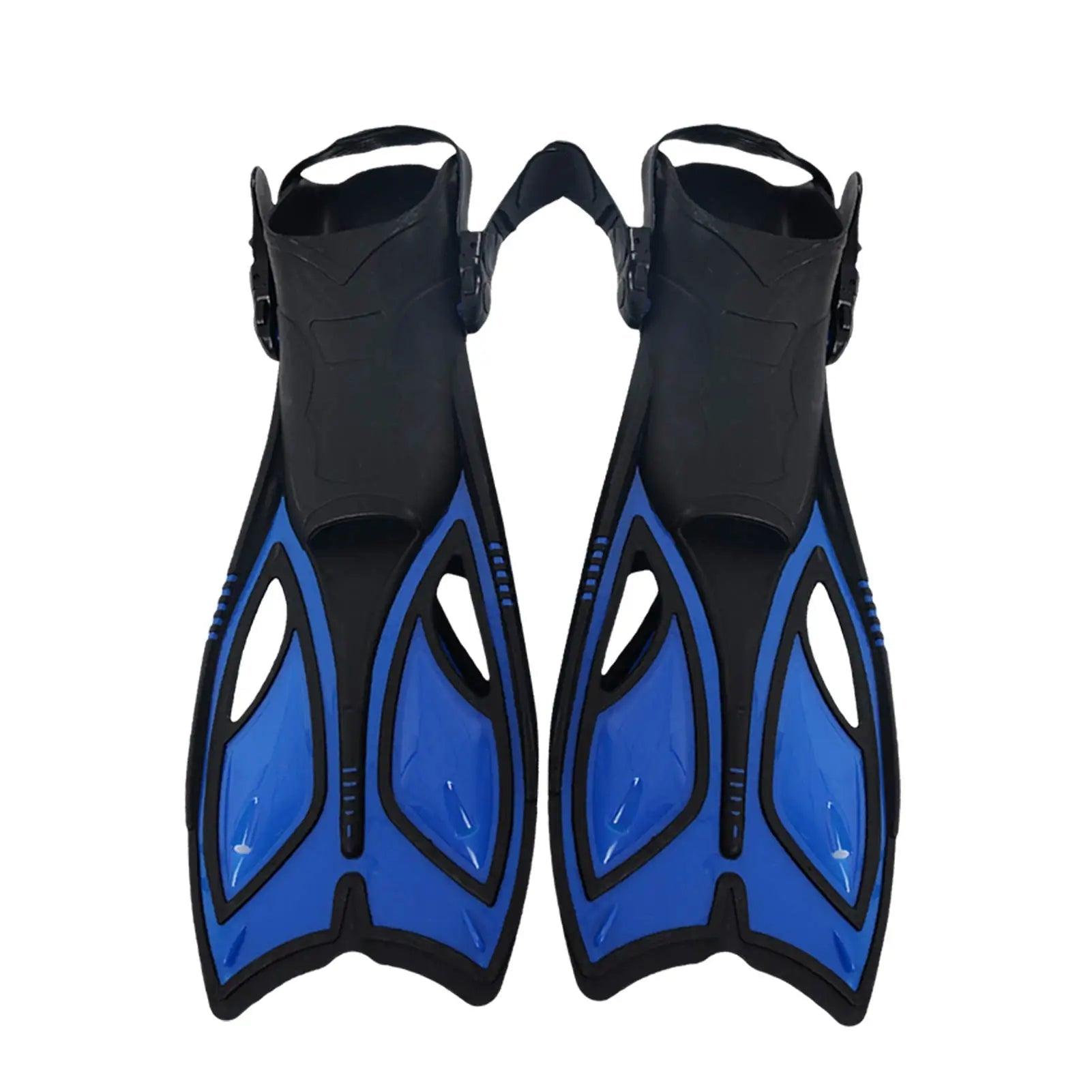 1 Pair Swim Fins Professional Swimming Diving Fins Adjustable Scuba Diving Flippers Swimming Diving Equipment - Balance Beat