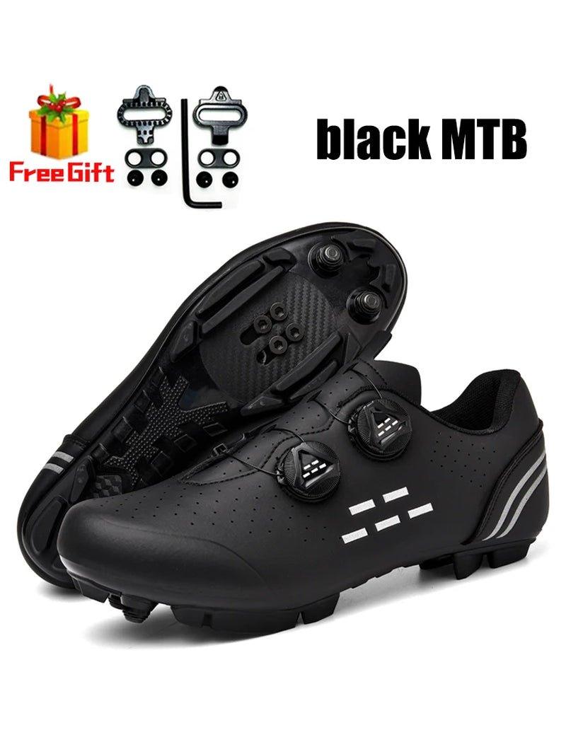 2023 Cycling Shoes Mtb Bike Sneakers Cleat Non - Slip Men'S Mountain Biking Shoes Bicycle Shoes Spd Road Footwear Speed Shoes - Balance Beat