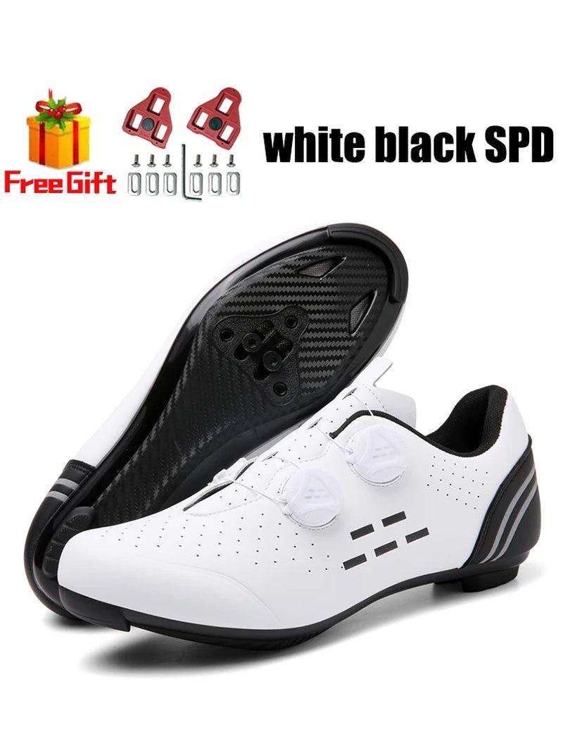 2023 Cycling Shoes Mtb Bike Sneakers Cleat Non - Slip Men'S Mountain Biking Shoes Bicycle Shoes Spd Road Footwear Speed Shoes - Balance Beat