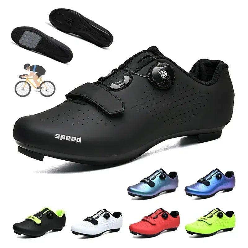 2023 New Road Bicycle Shoes Men Cycling Sneaker Mtb Clits Route Cleat Dirt Bike Speed Flat Sports Racing Women Spd Pedal Shoes - Balance Beat