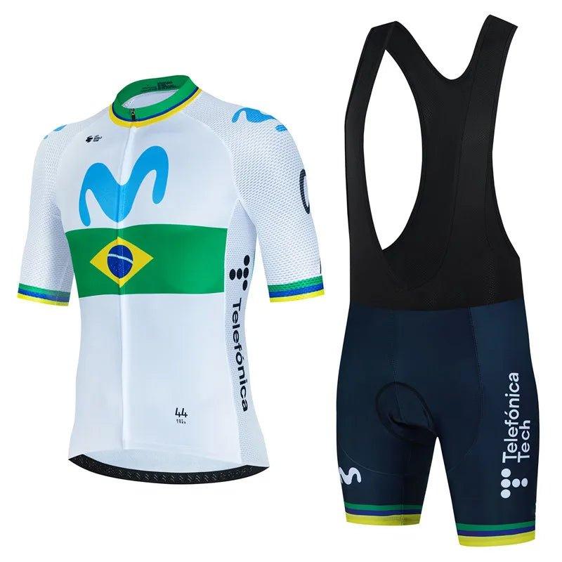 2024 Cycling Jersey Set Summer Spain MTB Bike Clothes Uniform Maillot Ropa Ciclismo Men Bicycle Clothing Suit Hombre - Balance Beat