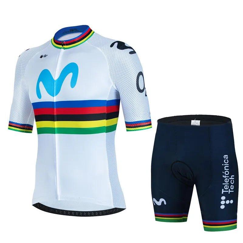 2024 Cycling Jersey Set Summer Spain MTB Bike Clothes Uniform Maillot Ropa Ciclismo Men Bicycle Clothing Suit Hombre - Balance Beat