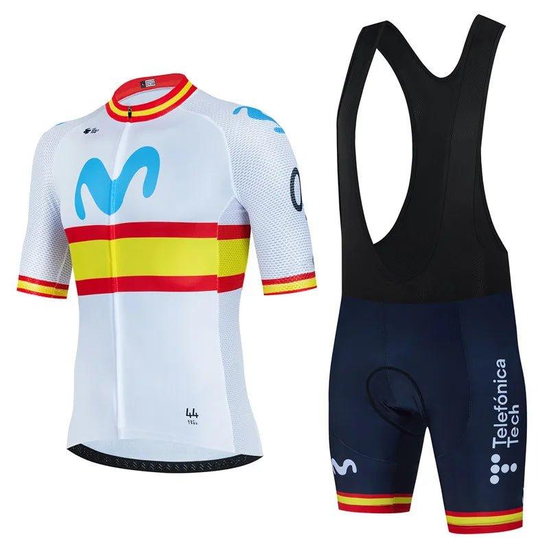 2024 Cycling Jersey Set Summer Spain MTB Bike Clothes Uniform Maillot Ropa Ciclismo Men Bicycle Clothing Suit Hombre - Balance Beat