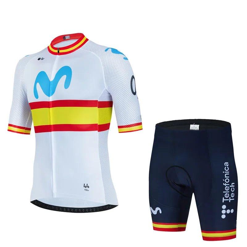 2024 Cycling Jersey Set Summer Spain MTB Bike Clothes Uniform Maillot Ropa Ciclismo Men Bicycle Clothing Suit Hombre - Balance Beat