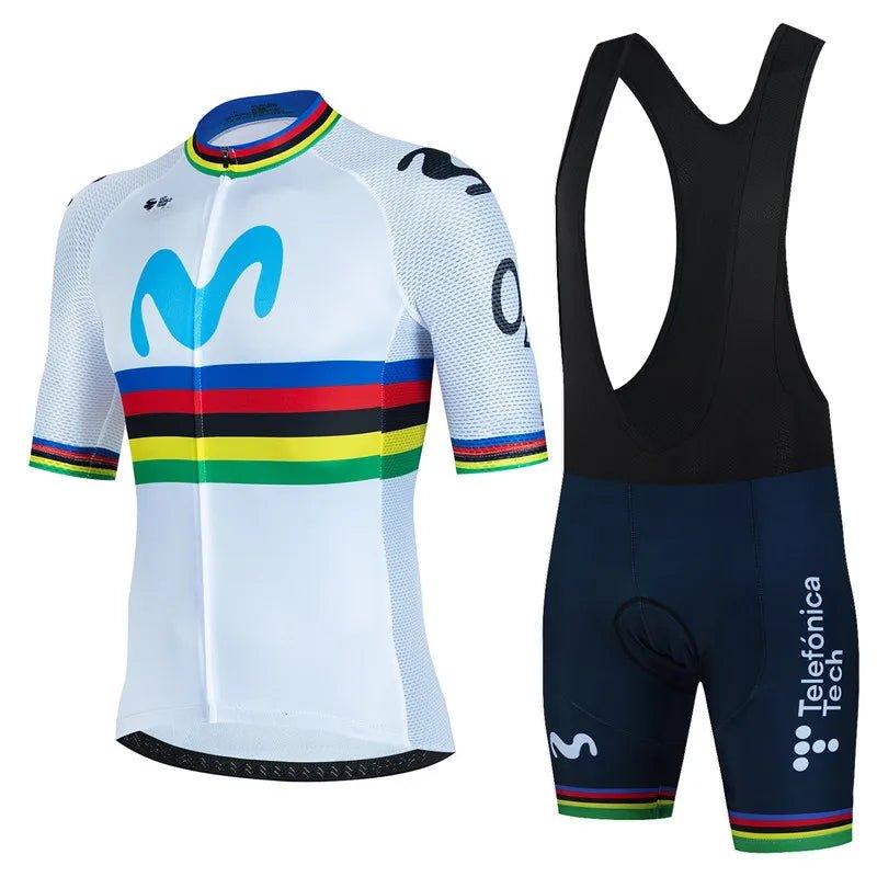 2024 Cycling Jersey Set Summer Spain MTB Bike Clothes Uniform Maillot Ropa Ciclismo Men Bicycle Clothing Suit Hombre - Balance Beat