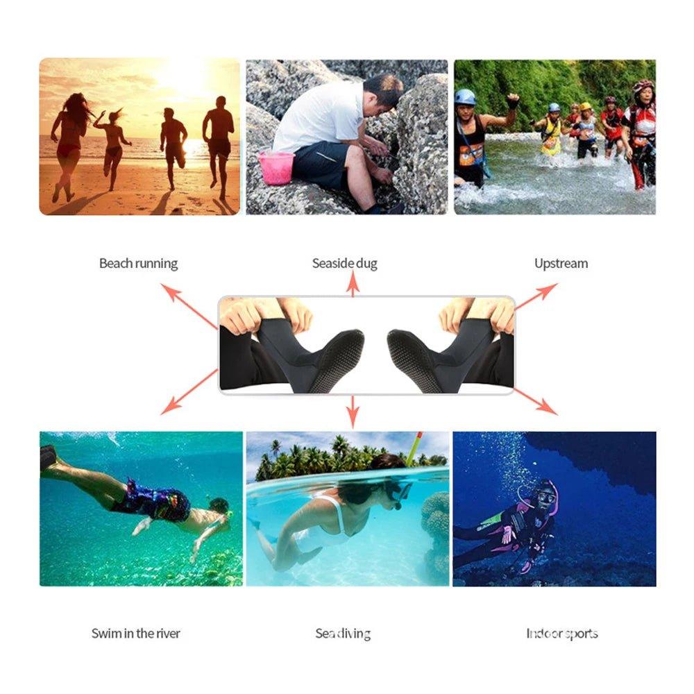 3MM Neoprene Diving Scuba Diving Socks Surfing Swimming Socks Water Sports Snorkeling Boots - Balance Beat