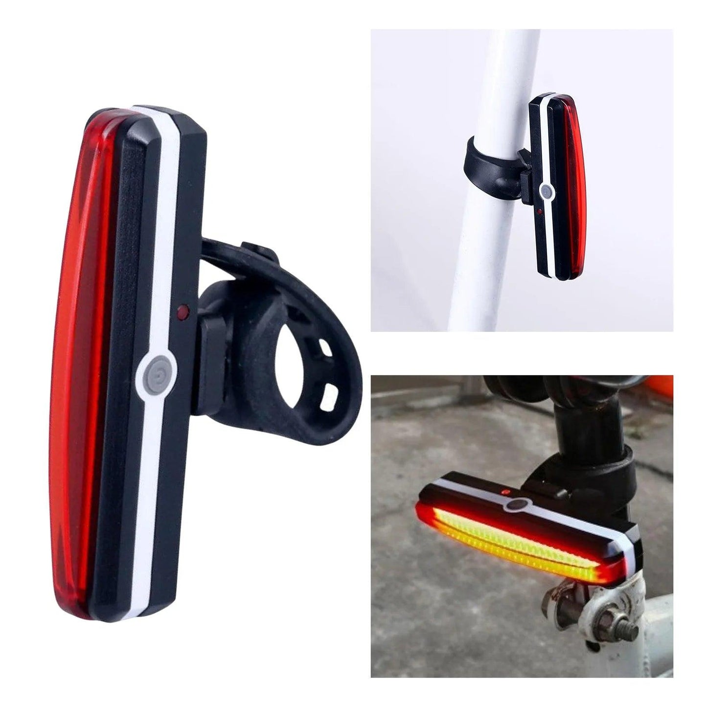 Bike Rear Light Highlight COB LED Tail Light Waterproof Bicycle USB Rechargeable Mountain Riding Cycling Tail Lamp Bicycle Parts - Balance Beat