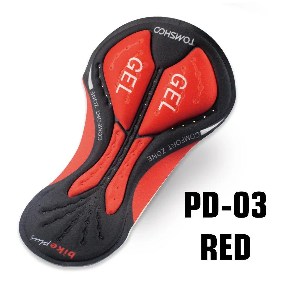 Cycling Pad Men&Women 5D,12D Cushion Gel Bike Pad Breathable Silicone&Foam Shockproof Pad for Long Ride - Balance Beat