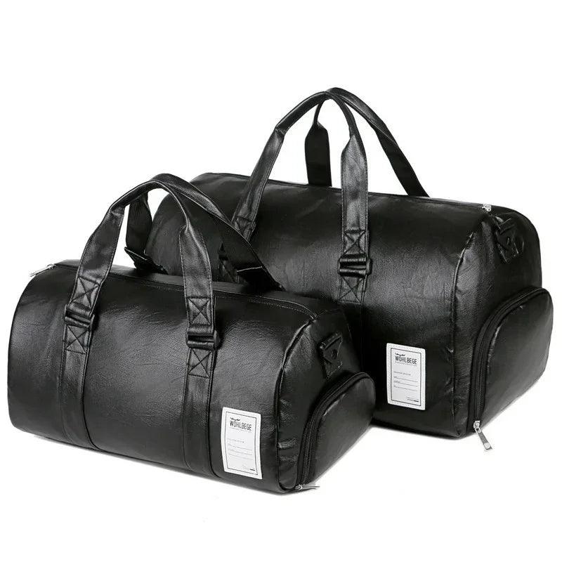 Gym Bag Leather Sports Bags Men for Shoes Training Fitness Yoga Travel Luggage Shoulder Sac De Sport Bag - Balance Beat