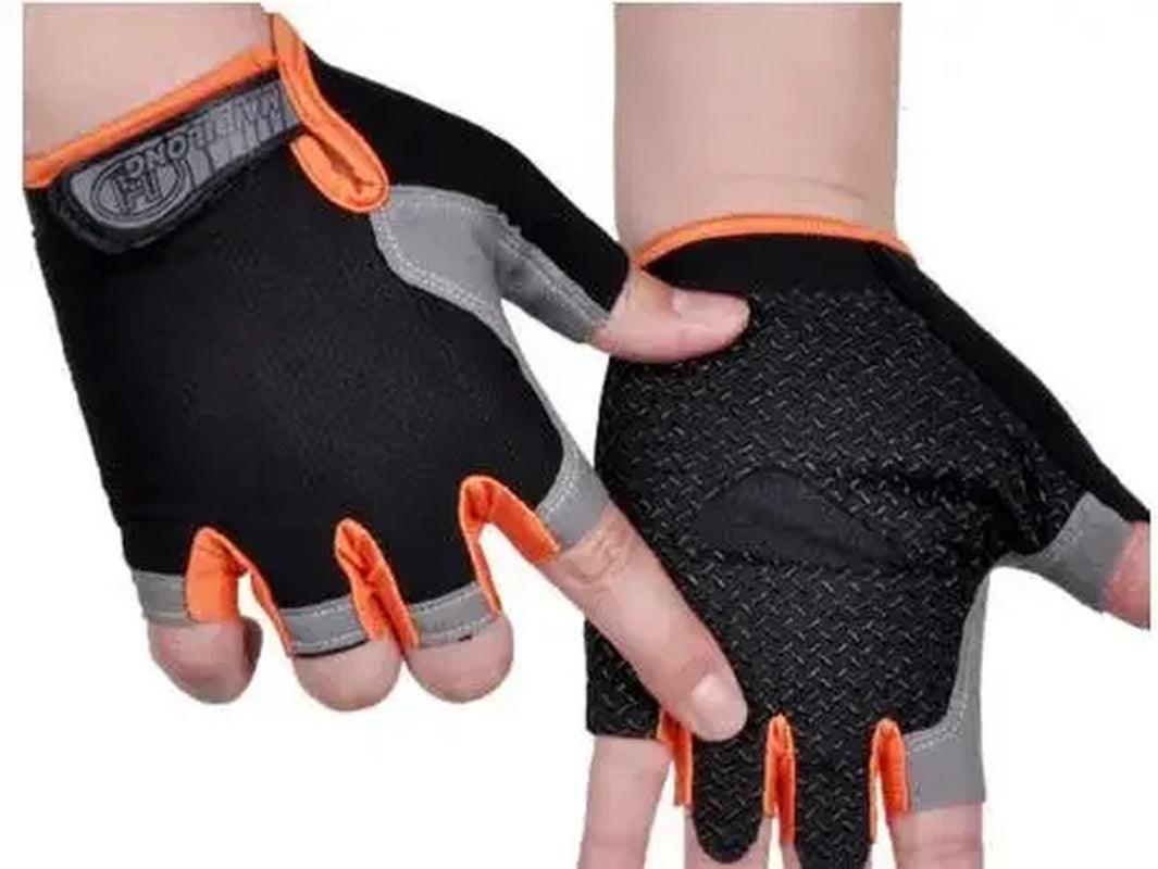 Half Finger Gloves Gym Fitness Anti - Slip Women Men Gel Pad Gloves Gym Cycling Fingerless Gloves Bicycle Accessories - Balance Beat