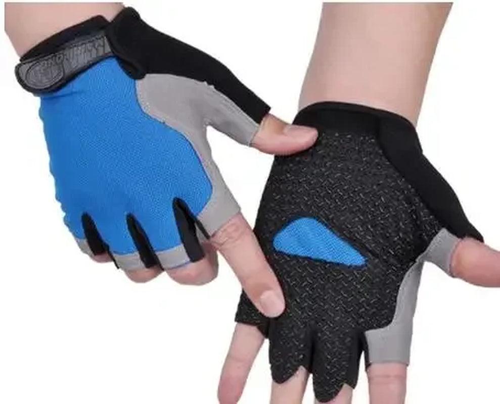 Half Finger Gloves Gym Fitness Anti - Slip Women Men Gel Pad Gloves Gym Cycling Fingerless Gloves Bicycle Accessories - Balance Beat