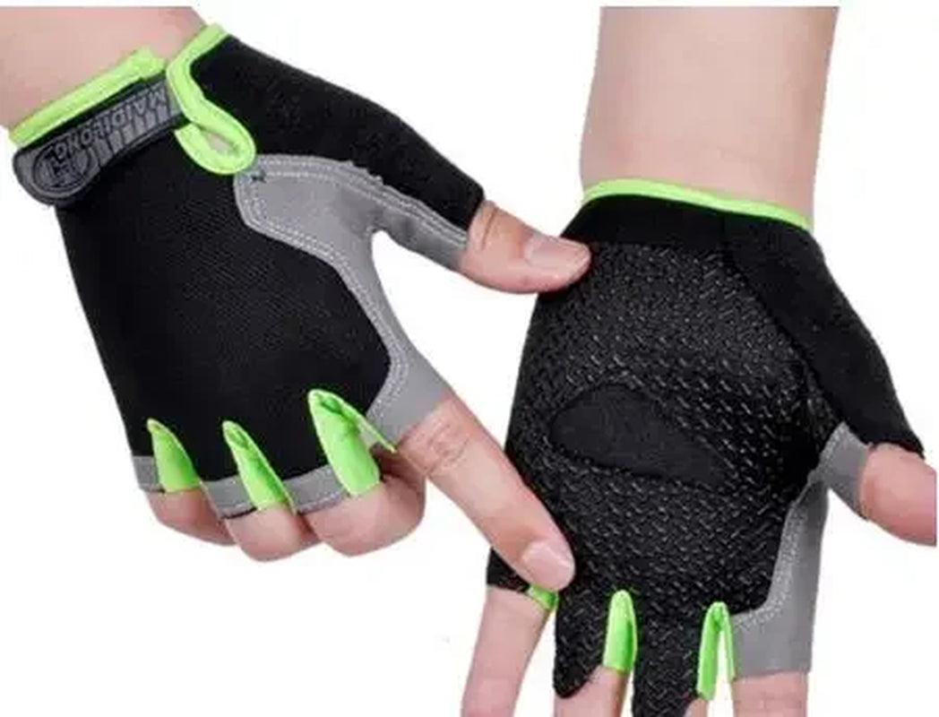 Half Finger Gloves Gym Fitness Anti - Slip Women Men Gel Pad Gloves Gym Cycling Fingerless Gloves Bicycle Accessories - Balance Beat