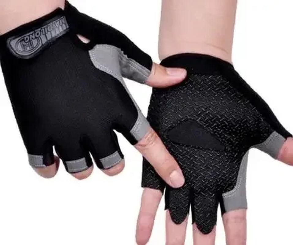 Half Finger Gloves Gym Fitness Anti - Slip Women Men Gel Pad Gloves Gym Cycling Fingerless Gloves Bicycle Accessories - Balance Beat