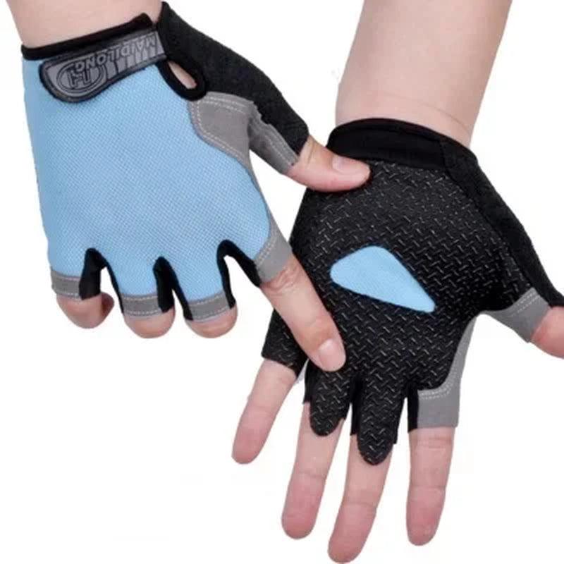 Half Finger Gloves Gym Fitness Anti - Slip Women Men Gel Pad Gloves Gym Cycling Fingerless Gloves Bicycle Accessories - Balance Beat