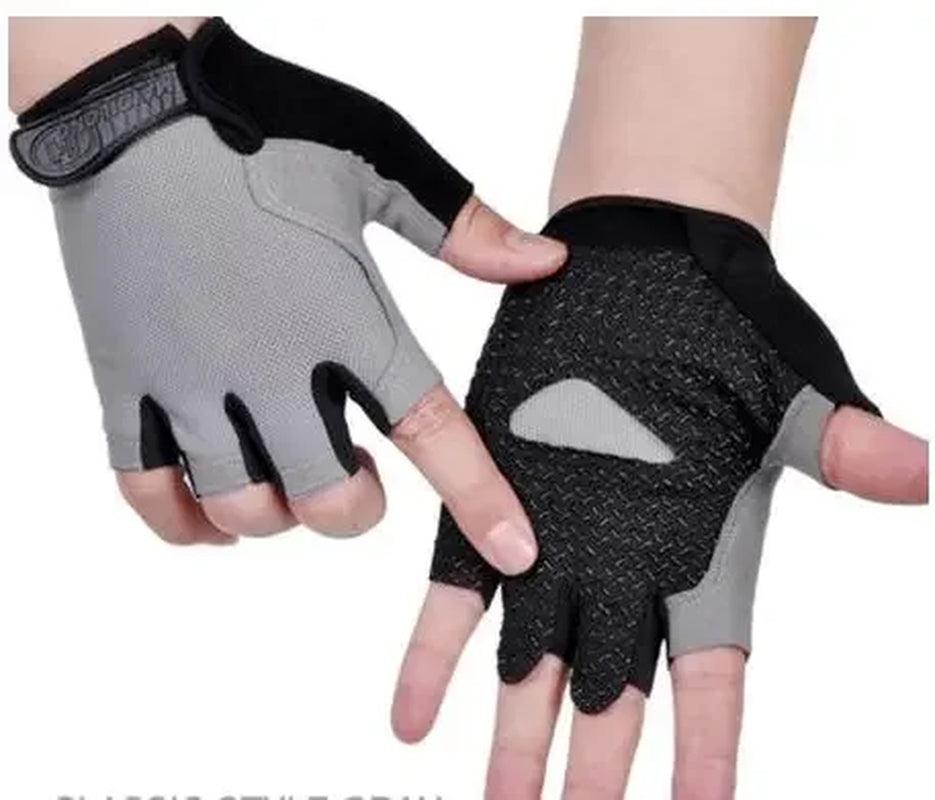 Half Finger Gloves Gym Fitness Anti - Slip Women Men Gel Pad Gloves Gym Cycling Fingerless Gloves Bicycle Accessories - Balance Beat