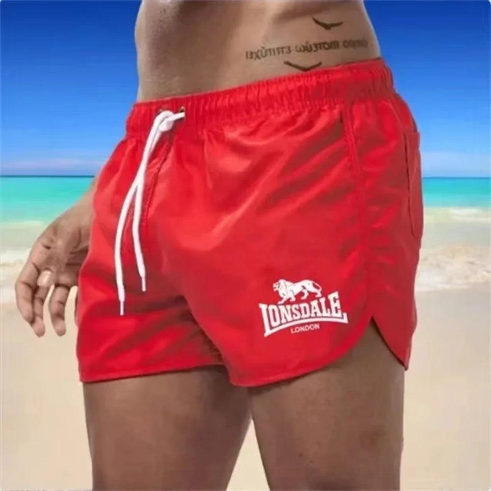 New Men'S Best - Selling Fashion Comfortable Sexy Swimsuit Men'S Swimming Shorts Men'S Boxers Beach Shorts Sportswear Surfwear Gym - Balance Beat