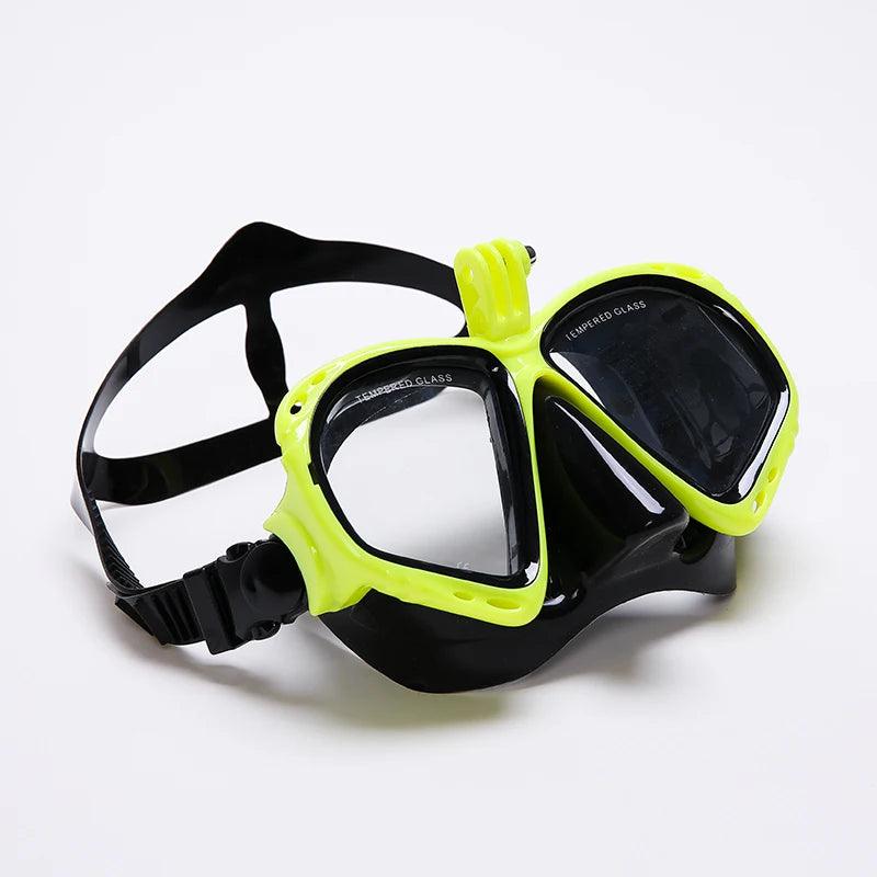 Professional Underwater Diving Mask Scuba Diving Goggles Are Suitable for Small Sports Camera All Dry Glasses - Balance Beat