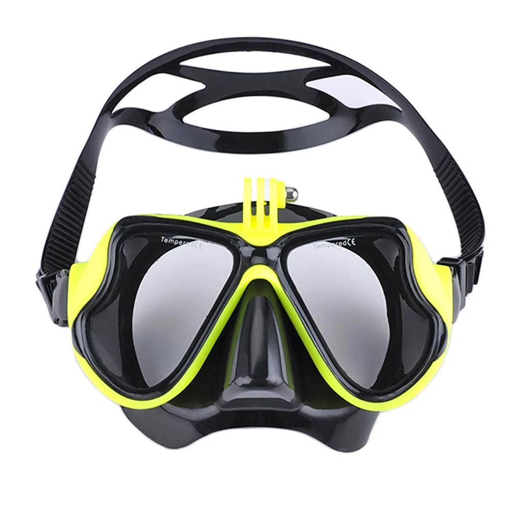 Professional Underwater Mask Camera Diving Mask Swimming Goggles Snorkel Scuba Diving Camera Holder for Gopro - Balance Beat