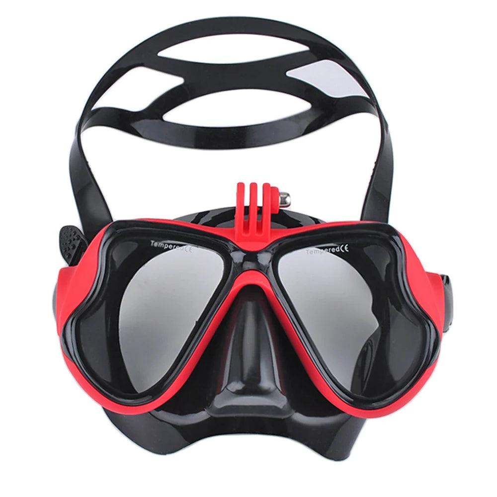 Professional Underwater Mask Camera Diving Mask Swimming Goggles Snorkel Scuba Diving Camera Holder for Gopro - Balance Beat