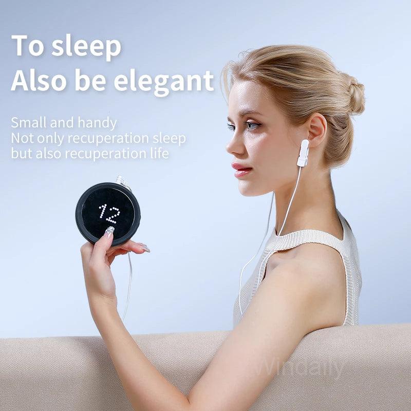 Sleep Aid Device CES Sleeping Therapy Instrument Insomnia Anxiety Depression Tens Machine Transcranial Microcurrent - Balance Beat