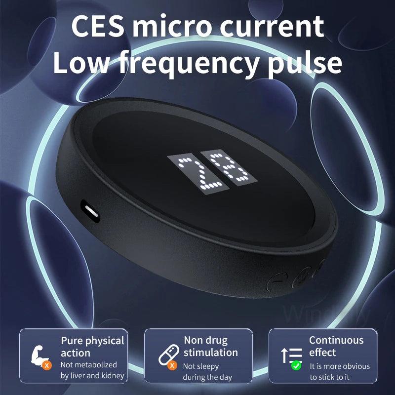 Sleep Aid Device CES Sleeping Therapy Instrument Insomnia Anxiety Depression Tens Machine Transcranial Microcurrent - Balance Beat