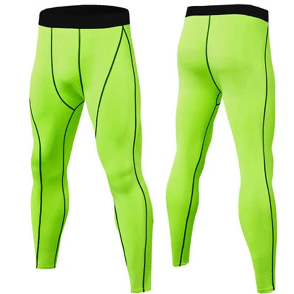 Sports Cycling Tight Pants Men'S Fitness Running Underlay Breathable Soft Fit Training Quick Drying Pants 1Pcs - Balance Beat