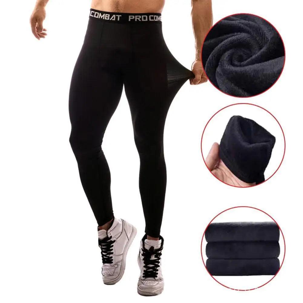 Sports Cycling Tight Pants Men'S Fitness Running Underlay Breathable Soft Fit Training Quick Drying Pants 1Pcs - Balance Beat