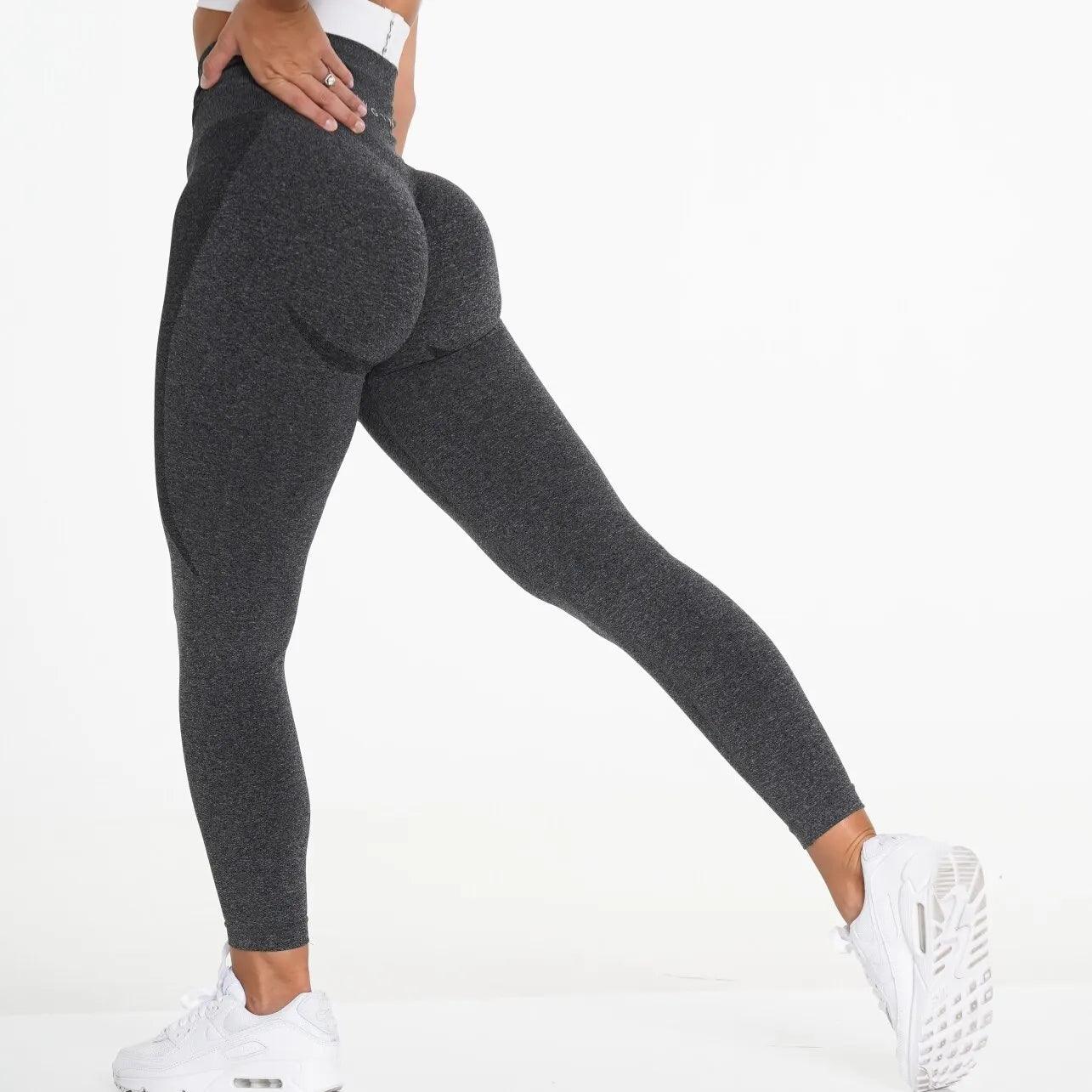 Women Sport Leggings Fitness Yoga High Waist Butt Lift Curves Workout Tights Elastic Gym Training Pants Female Seamless Pants - Balance Beat